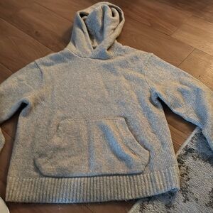 Abercrombie xs mens tan sweater with hood